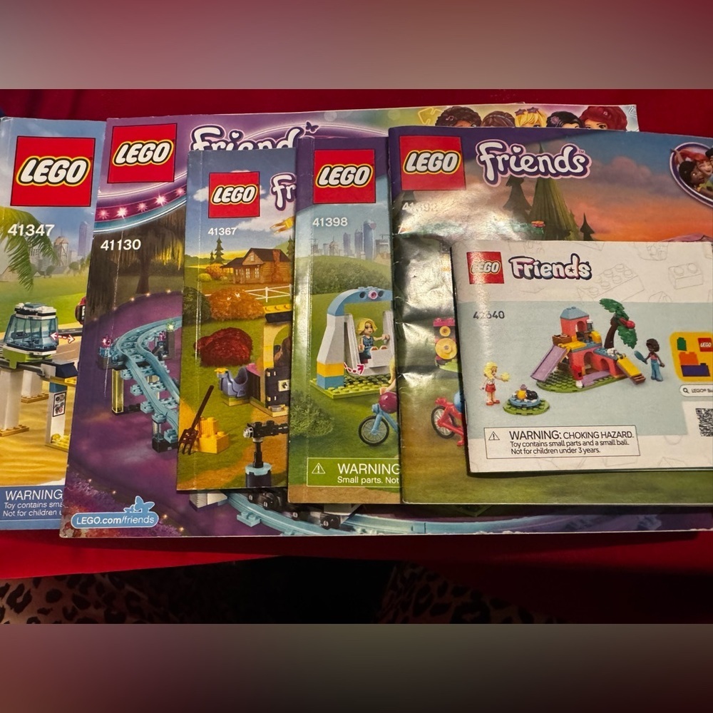 Lego Instructions Manual Only! Lot Of 6 FRIENDS 42640 41392 41398 41367 41347 ++